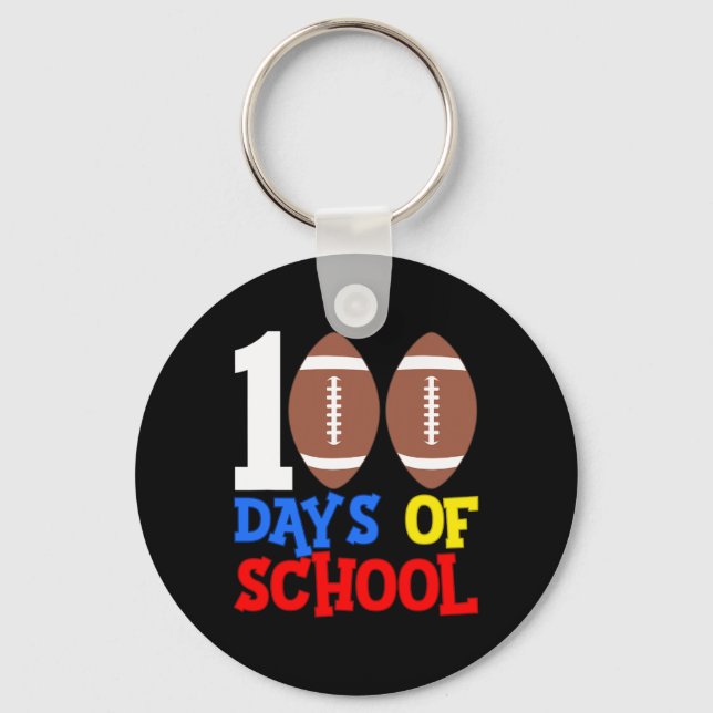 Chaveiro 100.º Dia 100 Dias De Futebol Escolar (Frente)