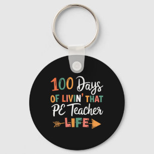 Chaveiro 100.º Dia da Educação Física De Professores De Pe