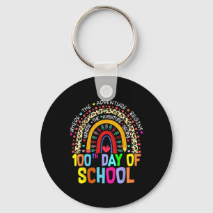 Chaveiro 100.º Dia de Estudante Escolar 100 Dias Inteligent