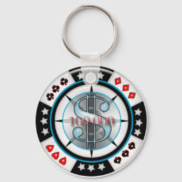 Chaveiro 100.000 dólares. Poker Chip
