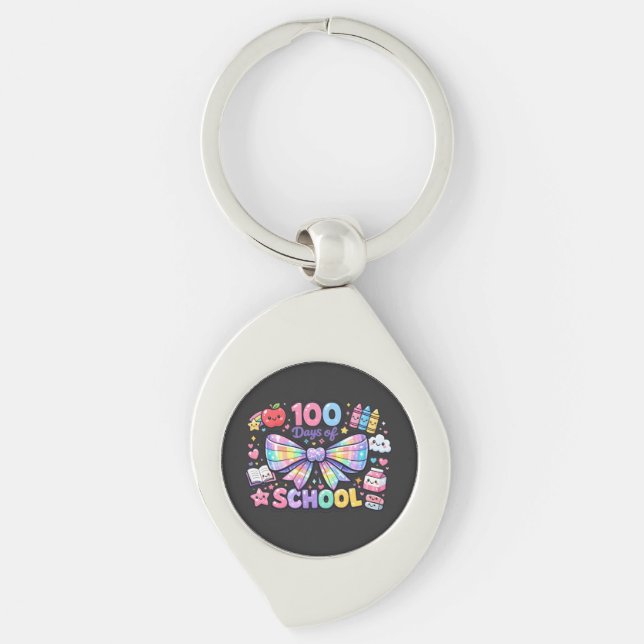 Chaveiro 100 Days Of School  (Frente)