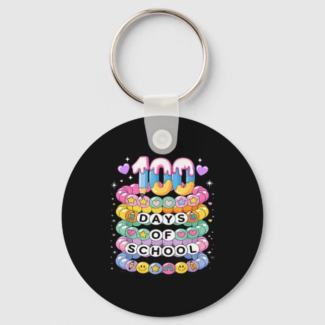 Chaveiro 100 Days Of School Friendship Bracelets 100 Days S (Frente)