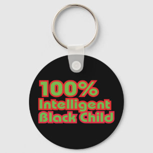 Chaveiro 100% de Criança Negra Inteligente
