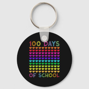 Chaveiro 100 Dias Bons De Escola E Ainda A Adorando Coraçõe