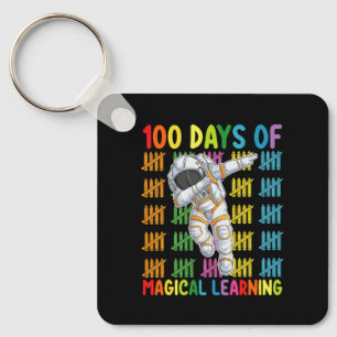 Chaveiro 100 Dias de Aprendizado Mágico Escola de Astronaut