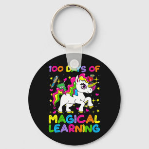 Chaveiro 100 dias de aprendizagem mágica 100º dia da escola
