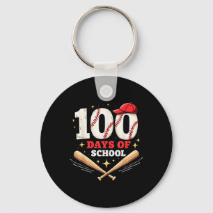 Chaveiro 100 Dias De Basebol Escolar 100º Dia Da Escola