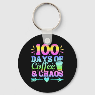 Chaveiro 100 Dias De Café E Caos 100 Dias De Escola