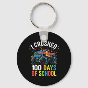 Chaveiro 100 Dias De Caminhão-Monstro Escolar 100.º Dia De