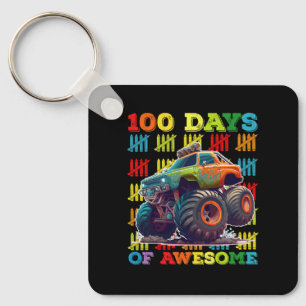 Chaveiro 100 Dias De Caminhão Monstro Incrível 100º Dia Esc
