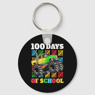 Chaveiro 100 dias de caminhonete de monstro escolar 100º di