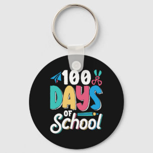 Chaveiro 100 Dias De Crianças Da Classe Cute Escolar