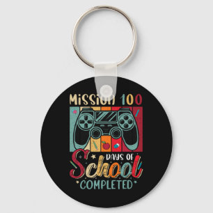 Chaveiro 100 Dias De Escola Completadas Crianças De Jogador
