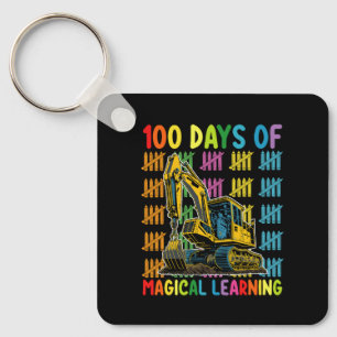 Chaveiro 100 Dias de Escola de Escavadeira de Aprendizado M