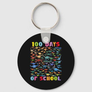 Chaveiro 100 Dias De Escola Dinossauros Professor Crianças