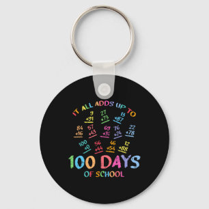 Chaveiro 100 Dias De Escola Matemática Adição 100º Professo