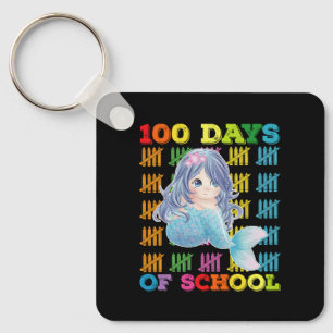 Chaveiro 100 Dias De Escola Sereia Professora Aluno
