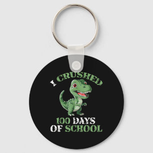 Chaveiro 100 Dias De Escola Tyrannosaurus 100.º Dia De