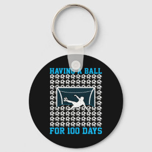 Chaveiro 100 Dias De Futebol Escolar 100º Dia De Escola Par