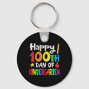 Chaveiro 100 Dias De Jardim De Infância - Feliz 100º Dia Da