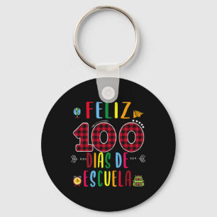 Chaveiro 100 Dias De La Escuela Tee 100 Dias De Espano Esco
