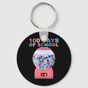 Chaveiro 100 Dias De Máquina De Gumball Escolar Para Crianç