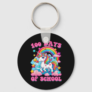 Chaveiro 100 Dias De Meninas De Unicórnio Escolar Curem 100