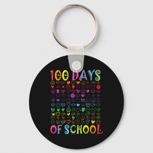 Chaveiro 100 Dias De Professora Crianças De Ensino Menino 1