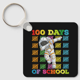 Chaveiro 100 Dias De Professora De Astronautas Escolares