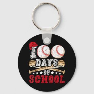 Chaveiro 100 Dias De Professora De Beisebol Escolar