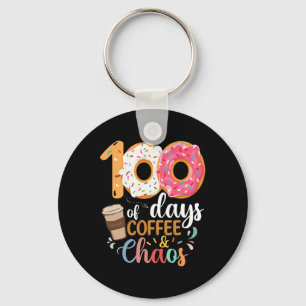 Chaveiro 100 Dias De Professora De Café E Caos 100 Dias Sch