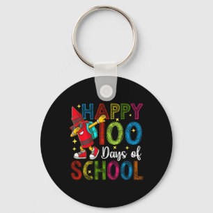 Chaveiro 100 Dias De Professora De Lápis Coloridos Escolare