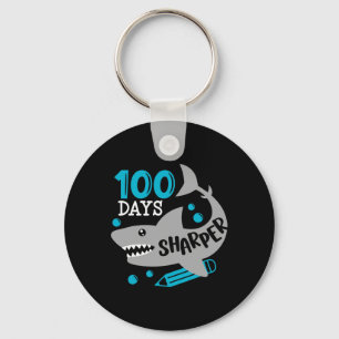 Chaveiro 100 Dias De Sharper Shark 100.º Dia Da Escola Para