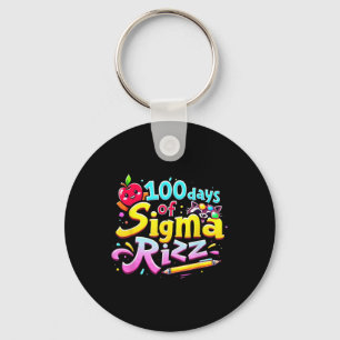 Chaveiro 100 Dias De Sigma Rizz 100º Dia De Crianças Escola