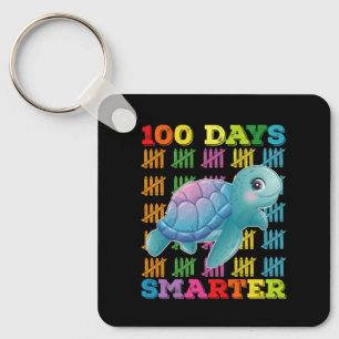 Chaveiro 100 Dias De Tartaruga Mais Inteligente 100.º Dia D