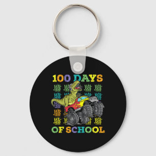 Chaveiro 100 Dias De Trex Escolar 100 Dias Mais Inteligente