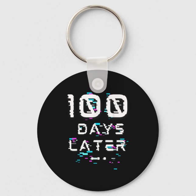Chaveiro 100 Dias Depois, 100 Dias De Derrame Escolar (Frente)