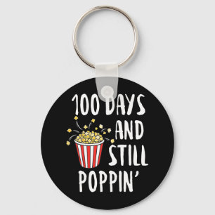 Chaveiro 100 Dias E Ainda Poppin Popcorn Kids 100º Dia O