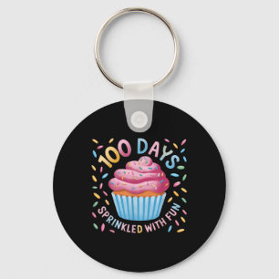 Chaveiro 100 Dias Empurrados Com 100 Dias De Diversão Da Es
