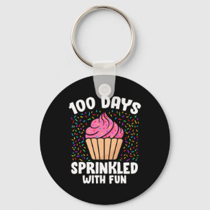 Chaveiro 100 Dias Empurrados Com Cupcake Divertido 100 Dias