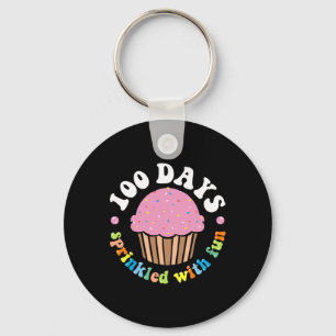 Chaveiro 100 Dias Empurrados Com Cupcake Divertido 100 Dias