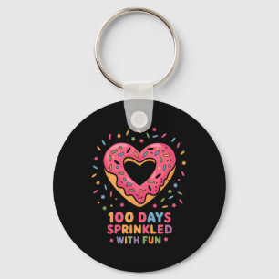 Chaveiro 100 Dias Empurrados Com Rosquinhas Divertidas Feli