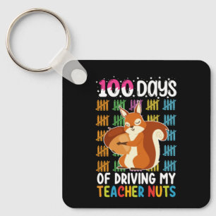 Chaveiro 100 Dias Enlouquecendo Meu Professor Esquilo