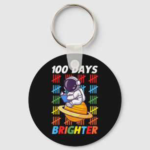 Chaveiro 100 Dias Mais Brilhante Astronauta Espacial 100 Di