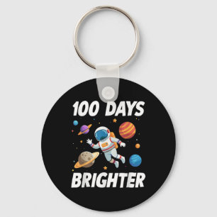 Chaveiro 100 Dias Mais Brilhante Astronauta Espacial 100 Di