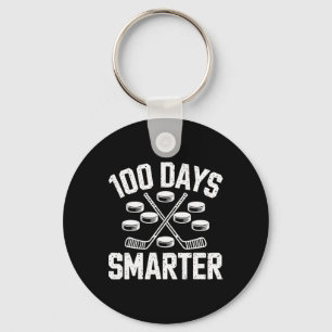 Chaveiro 100 Dias Mais Inteligente Hockey 100º Dia De Escol
