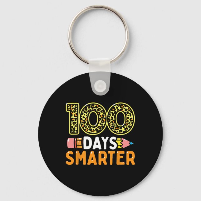 Chaveiro 100 Dias Mais Inteligentes De Professora Ou Estuda (Frente)
