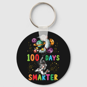 Chaveiro 100 dias mais inteligentes do 100º dia do astronau