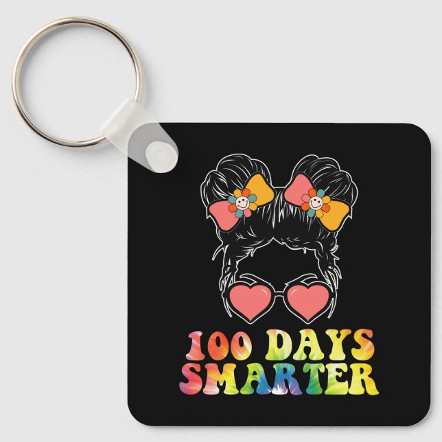 Chaveiro 100 Dias Meninas Mais Inteligentes Coque Desarruma (Frente)