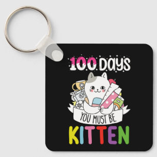 Chaveiro 100 Dias Você Deve Ser Gatinho Gato Da Escola